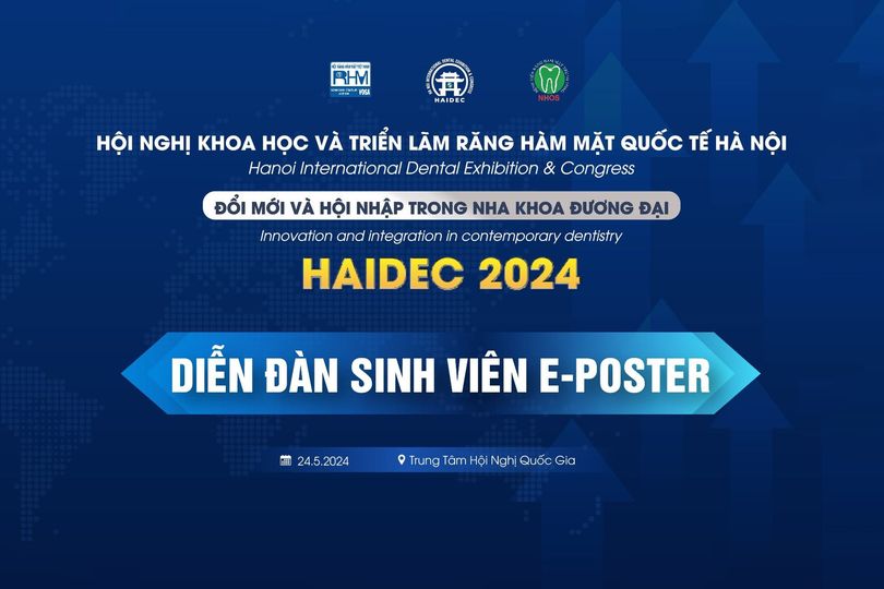HAIDEC 2024: DIỄN ĐÀN SINH VIÊN ĐƯỢC TỔ CHỨC DƯỚI HÌNH THỨC E-POSTER