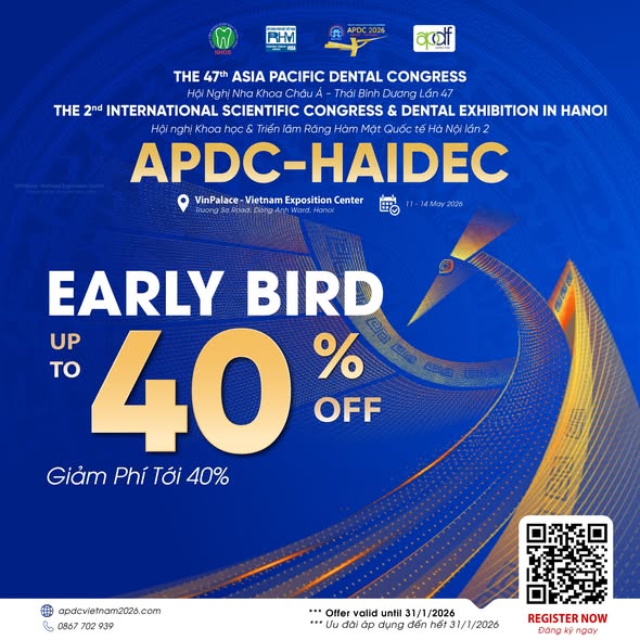 APDC-HAIDEC 2026 - BẠN ĐÃ SẴN SÀNG CHO MỘT SỰ KIỆN NHA KHOA LỚN?