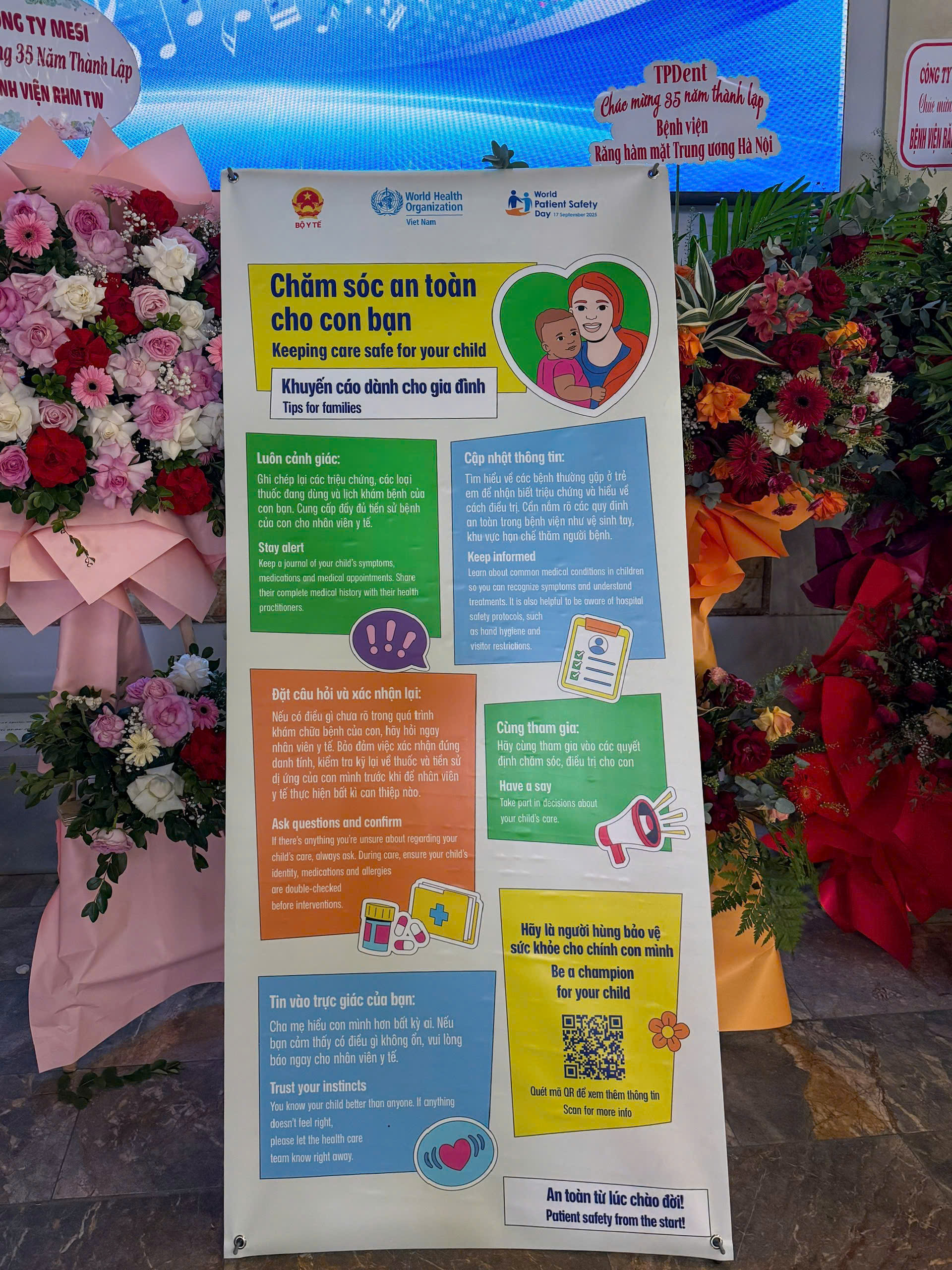 BỆNH VIỆN RĂNG HÀM MẶT TRUNG ƯƠNG HÀ NỘI HƯỞNG ỨNG NGÀY AN TOÀN NGƯỜI BỆNH THẾ GIỚI 2025 