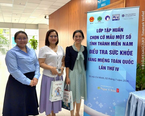LỚP TẬP HUẤN TRIỂN KHAI KHẢO SÁT TÌNH TRẠNG SỨC KHỎE RĂNG MIỆNG MỘT SỐ TỈNH, THÀNH MIỀN NAM NĂM 2026