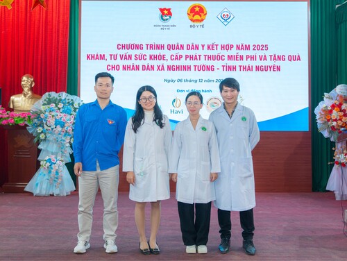 ĐOÀN THANH NIÊN BỆNH VIỆN RĂNG HÀM MẶT TRUNG ƯƠNG HÀ NỘI THAM DỰ CHƯƠNG TRÌNH DÂN QUÂN Y KẾT HỢP NĂM 2025 TẠI THÁI NGUYÊN