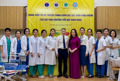TẬP HUẤN NHA HỌC ĐƯỜNG GẮN VỚI HOẠT ĐỘNG KHÁM, ĐIỀU TRỊ VÀ TRUYỀN THÔNG CHĂM SÓC RĂNG MIỆNG HỌC SINH  TỈNH PHÚ THỌ NĂM 2026