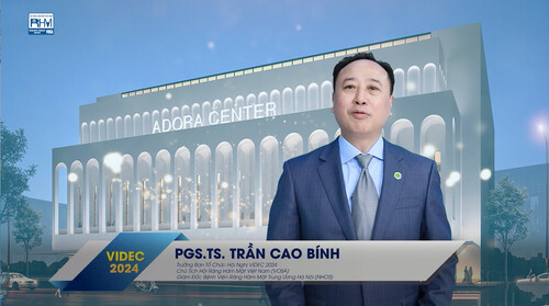 PGS.TS Trần Cao Bính phát biểu chào mừng Hội nghị Videc 2024