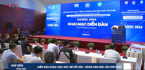 HAIDEC 2024: DIỄN ĐÀN KHOA HỌC GÂY MÊ HỒI SỨC TRONG RĂNG HÀM MẶT - LẦN THỨ I