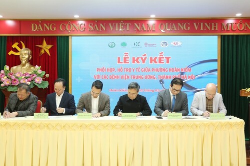 BỆNH VIỆN RĂNG HÀM MẶT TRUNG ƯƠNG HÀ NỘI KÝ KẾT HỖ TRỢ Y TẾ VỚI PHƯỜNG HOÀN KIẾM