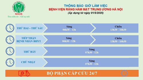THÔNG BÁO THAY ĐỔI THỜI GIAN LÀM VIỆC