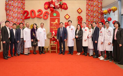 THỨ TRƯỞNG BỘ Y TẾ LÊ ĐỨC LUẬN THĂM, CHÚC TẾT VÀ KIỂM TRA CÔNG TÁC Y TẾ DỊP TẾT NGUYÊN ĐÁN BÍNH NGỌ 2026 