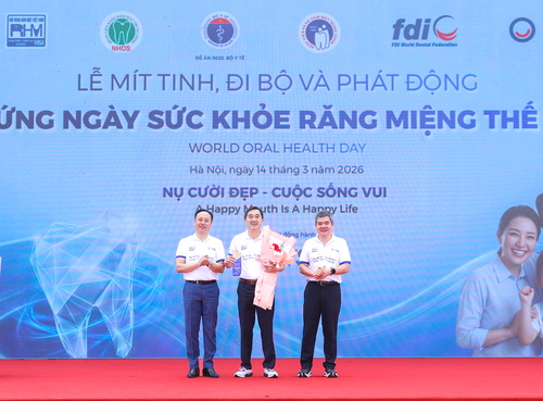 HƯỞNG ỨNG NGÀY SỨC KHỎE RĂNG MIỆNG THẾ GIỚI 20/3: LAN TỎA THÔNG ĐIỆP “NỤ CƯỜI ĐẸP – CUỘC SỐNG VUI” 